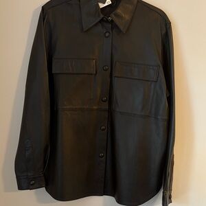 Seventy Venezia Leather Shirt Jacket